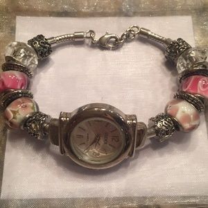 Charm bracelet watch